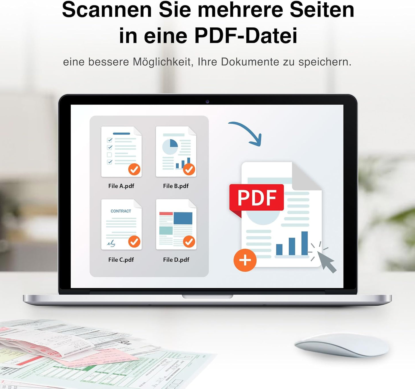Plustek A3-Flachbettscanner OS1180, für A3-Grafiken und Dokumente Design für Büchereien, Schulen und kleine Büros. Benötigt ca. 9 Sekunden für EIN A3-Dokument.