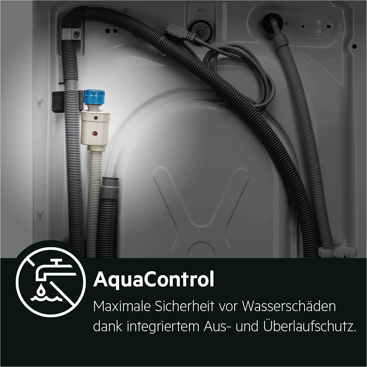 AEG L6FBG51470 Waschmaschine / Serie 6000 mit ProSense / Testsieger der Stiftung Warentest / 7,0 kg / Leise / Mengenautomatik / Nachlegefunktion / Kindersicherung / Wasserstopp / 1400 U/min