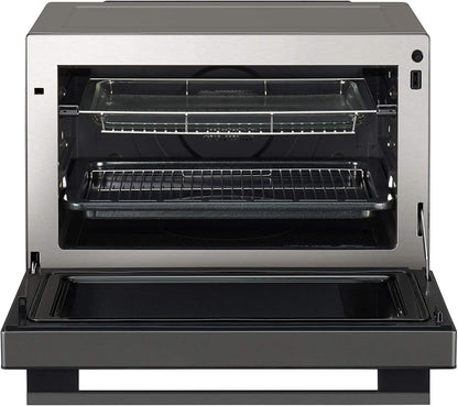 Panasonic NN-CS88LBEPG | 4-in-1-Kombi-Dampfofen, 31 l, Inverter, Drehheizung auf 30-230 °C, Flachgrill 1300 W, Mikrowelle 1000 W, Dampf 1300 W, feste Oberseite, Schwarz — Version FR