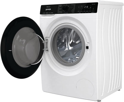 Gorenje WPNA 84 SATSWIFI Waschmaschine mit Dampffunktion / 8 kg / 1400 U/Slim Line/ConnectLife WiFi/Total AuaStop/Inverter PowerDrive Motor/Edelstahltrommel/Kindersicherung/EEK A