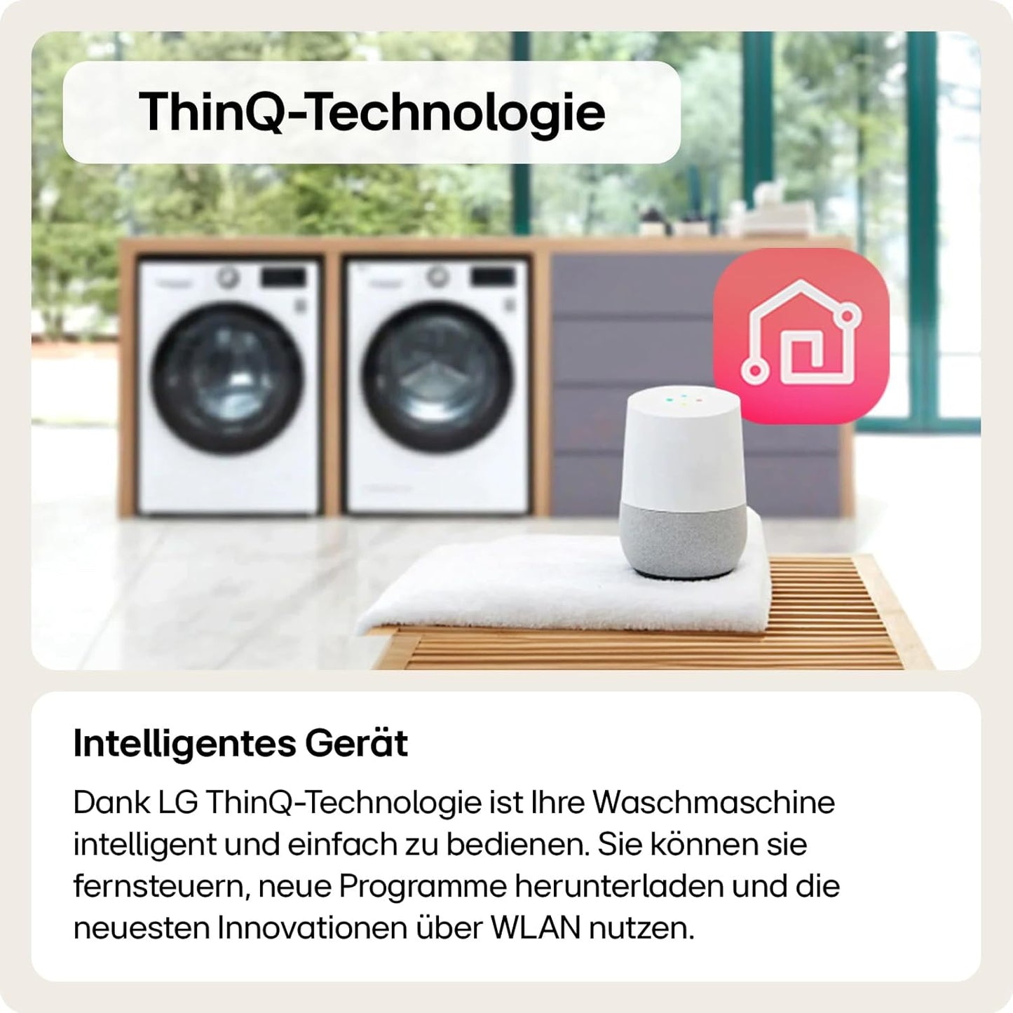 LG V7WD107H2E, Klasse E, Frontlader-Waschtrockner 10,5 - 7 kg, 1400 U/min, AI Direct Drive, Wi-Fi, Tiefenreinigung mit Dampf, TurboWash, Größere Kapazität, 62 x 60 x 85 cm ꟷ Weiß