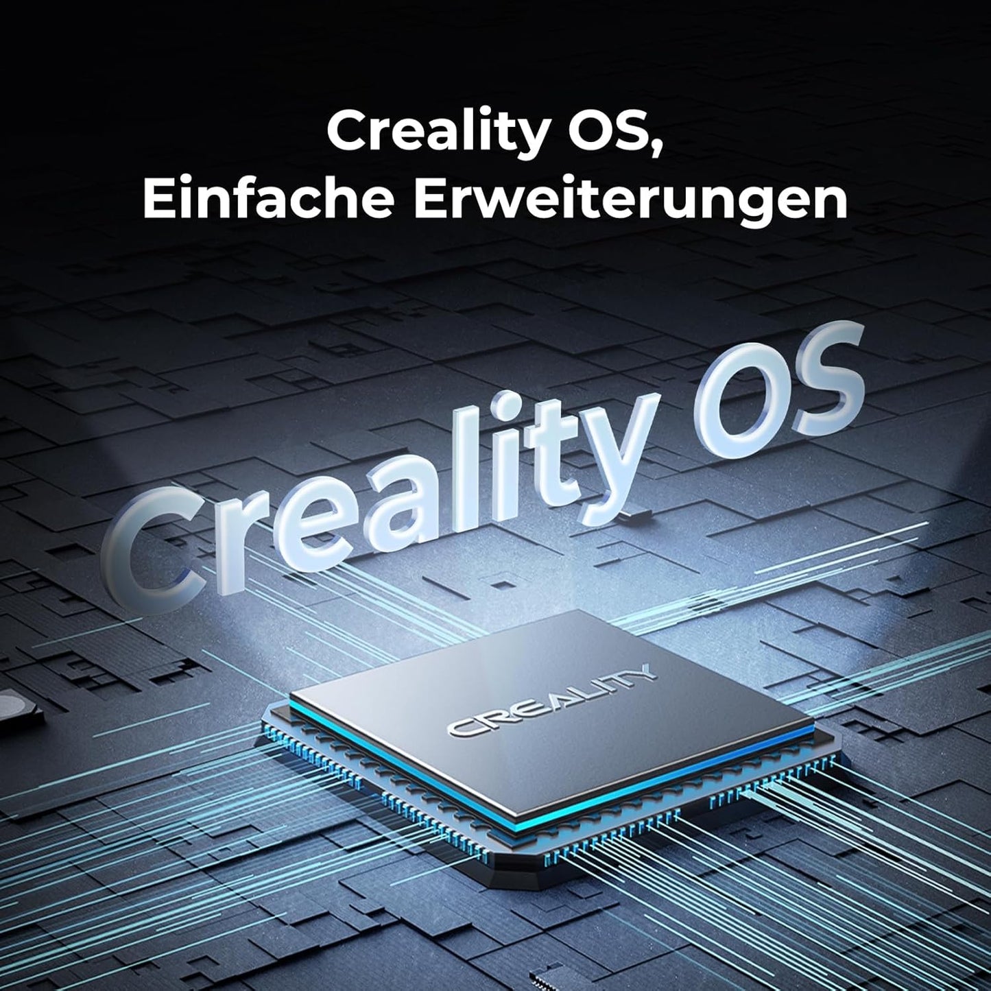 Creality K2 Plus Combo 3D-Drucker, 16-Farben Multimaterial-Druck, 350³mm XXL-Bauraum, Servo-Direktantrieb, Dual-KI-Kameras, Ultra-Leise