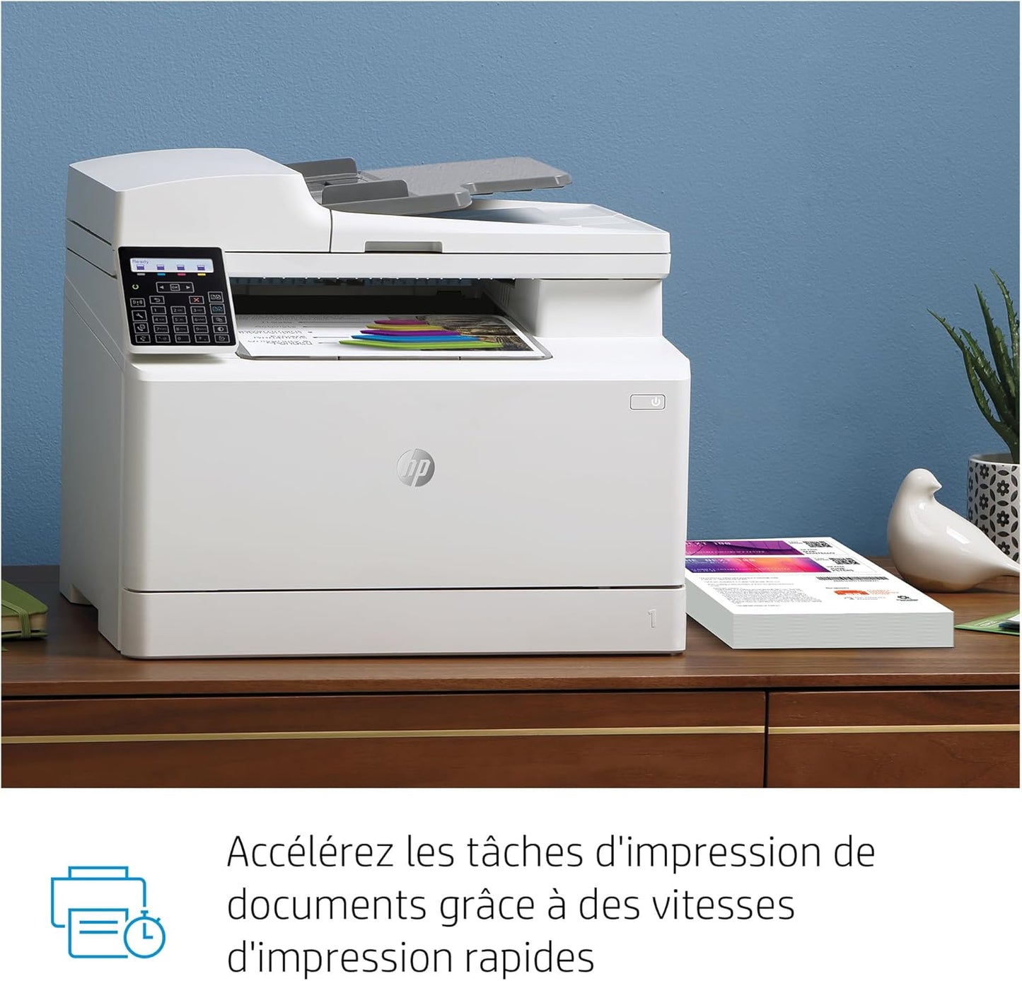 HP Color LaserJet Pro MFP 3302fdwg Multifunktions-Farblaserdrucker, Fax, Automatischer beidseitiger Druck, Touchscreen, Wi-Fi, Ethernet, USB, HP Wolf Pro Security