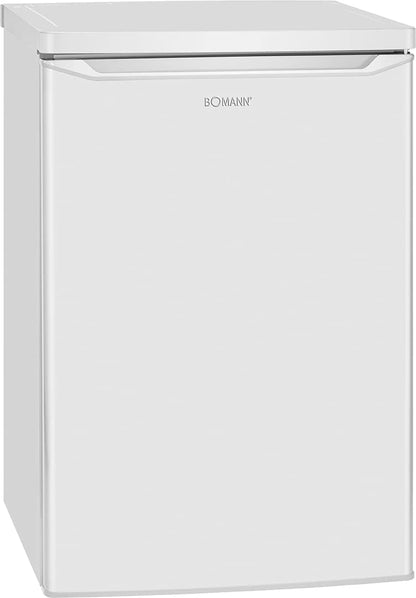 Bomann® Kühlschrank mit Gefrierfach klein | Kühlschrank 2 Ablagen | leise | mit 4-Sterne Gefrierfach | Kühlschrank klein mit Obst- und Gemüsefach | Türanschlag wechselbar | KS 7251 weiß