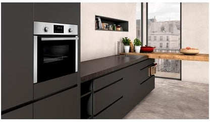 NEFF C1CMG84N0, N 50, Einbau Mikrowelle mit Heißluft, 45,4 x 59,4 x 57,0 cm (H x B x T), 44 l, Grill, 15 Automatikprogramme, Easy Clean, Edelstahl