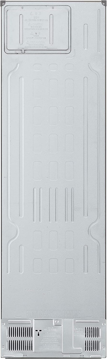 LG GBV22NCCEP Kühl-/Gefrierkombination – Smart Inverter Compressor, Total No Frost, Modern Flat Door Design, Matt Schwarz Metallic, Energieeffizienz A