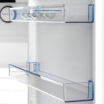 Beko RCNE366E70ZXBRN bPRO700 freistehende Kühl-/Gefrierkombination, großer Kühlschrank, 323 l Gesamtrauminhalt, HarvestFresh, NoFrost, leise, SmoothFit, 0°C-Zone, Dark Inox
