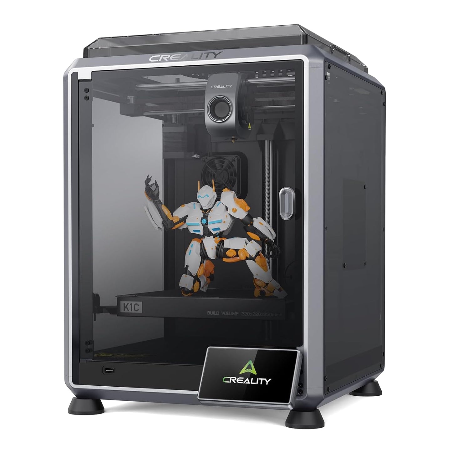 Creality K2 Plus Combo 3D-Drucker, 16-Farben Multimaterial-Druck, 350³mm XXL-Bauraum, Servo-Direktantrieb, Dual-KI-Kameras, Ultra-Leise