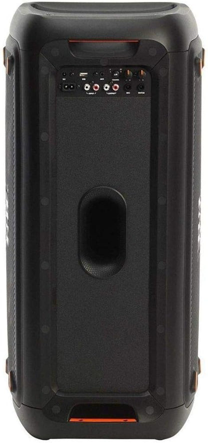 JBL PartyBox 710 - Schwarz – Trag - und rollbarer Bluetooth Party-Lautsprecher mit Lichteffekten – Spritzwassergeschützte, mobile Musikbox