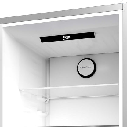 Beko RCNE366E70ZXBRN bPRO700 freistehende Kühl-/Gefrierkombination, großer Kühlschrank, 323 l Gesamtrauminhalt, HarvestFresh, NoFrost, leise, SmoothFit, 0°C-Zone, Dark Inox
