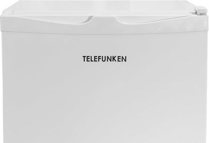TELEFUNKEN Kühlschrank ohne Gefrierfach, Freistehend, 90 L Gesamt-Nutzinhalt, Kühlschrank klein mit Gemüsefach & 3 Ablagen, Temperaturregelung, LED Innenbeleuchtung, CF-31-121-B schwarz