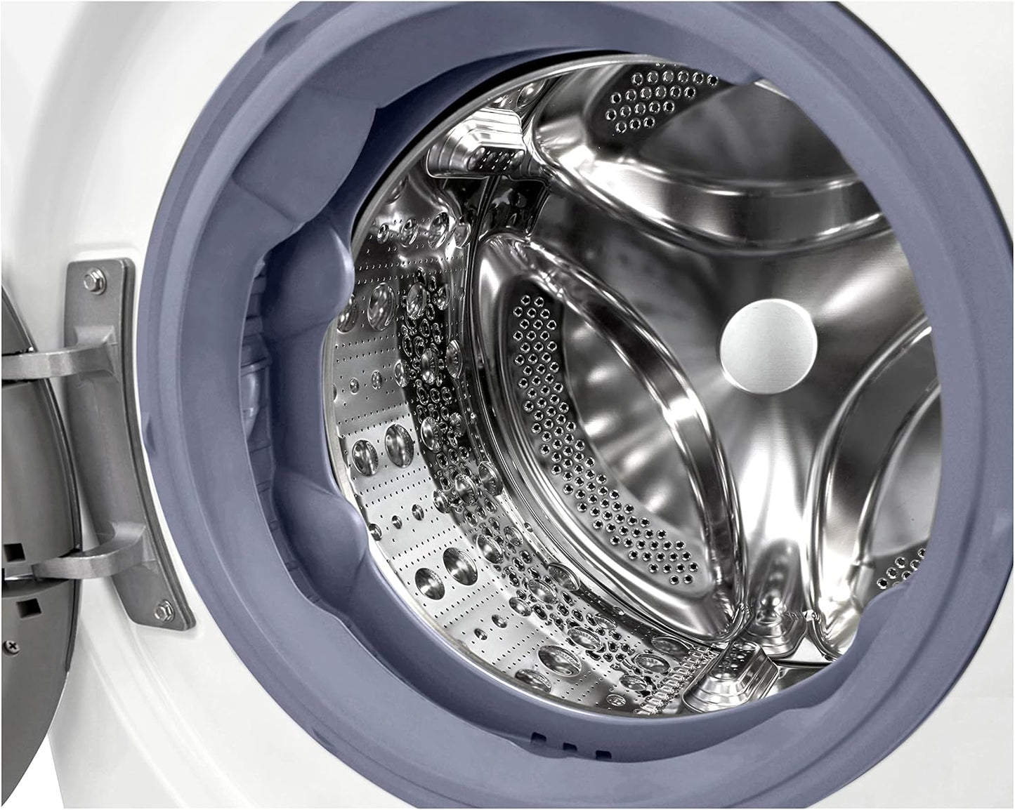 LG V7WD107H2E, Klasse E, Frontlader-Waschtrockner 10,5 - 7 kg, 1400 U/min, AI Direct Drive, Wi-Fi, Tiefenreinigung mit Dampf, TurboWash, Größere Kapazität, 62 x 60 x 85 cm ꟷ Weiß