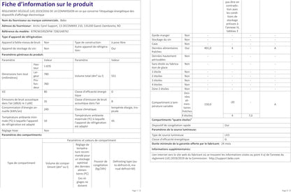 Beko RCNE366E70ZXBRN bPRO700 freistehende Kühl-/Gefrierkombination, großer Kühlschrank, 323 l Gesamtrauminhalt, HarvestFresh, NoFrost, leise, SmoothFit, 0°C-Zone, Dark Inox
