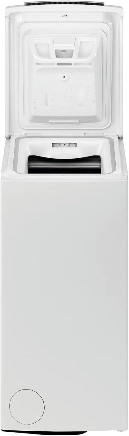 Bauknecht WMT Pro Eco 6ZB Toplader-Waschmaschine / 6 kg / 1200 UpM/Antiflecken-Programm/FreshFinish/ZEN Technology/Startzeitvorwahl/SoftOpening/Kurz 30'/ 15° Green& Clean