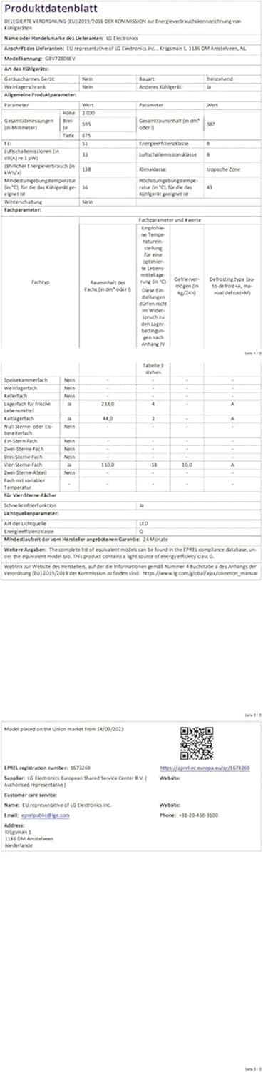 LG GBV22NCCEP Kühl-/Gefrierkombination – Smart Inverter Compressor, Total No Frost, Modern Flat Door Design, Matt Schwarz Metallic, Energieeffizienz A