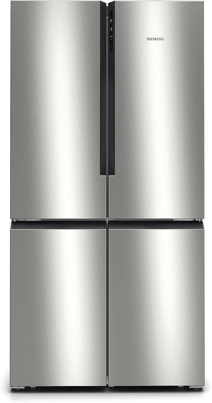 SIEMENS KF96NVPEA iQ300 Multi-Door-Kühlschrank, 183 x 91 cm, 405 L Kühlen & 200 L Gefrieren, hyperFresh längere Frische, noFrost nie wieder abtauen, superCooling schnellere Kühlung