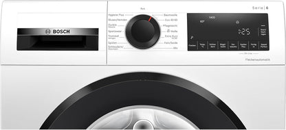 BOSCH WAN28127 Waschmaschine Serie 4, Frontlader mit 8kg Fassungsvermögen, 1400 UpM, Iron Assist, Active Water Plus, EcoSilence Drive, Speed Perfect, Weiß, 60cm