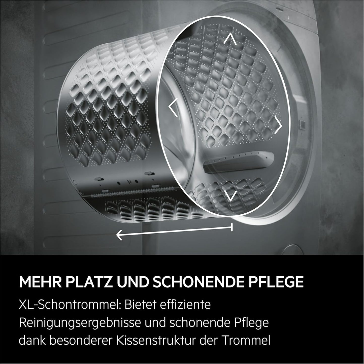 AEG L7WBA60680 Waschtrockner / DualSense - schonende Pflege / 8 kg Waschen / 5 kg Trocknen / D / energiesparend / Mengenautomatik / Nachlegefunktion / ProSteam - Auffrischfunktion / 1600 U/min Weiß