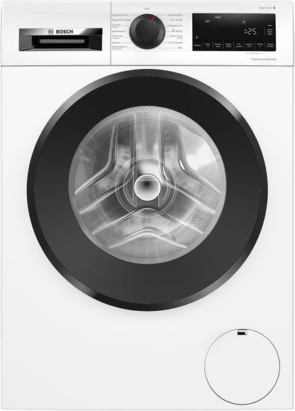 BOSCH WAN28127 Waschmaschine Serie 4, Frontlader mit 8kg Fassungsvermögen, 1400 UpM, Iron Assist, Active Water Plus, EcoSilence Drive, Speed Perfect, Weiß, 60cm