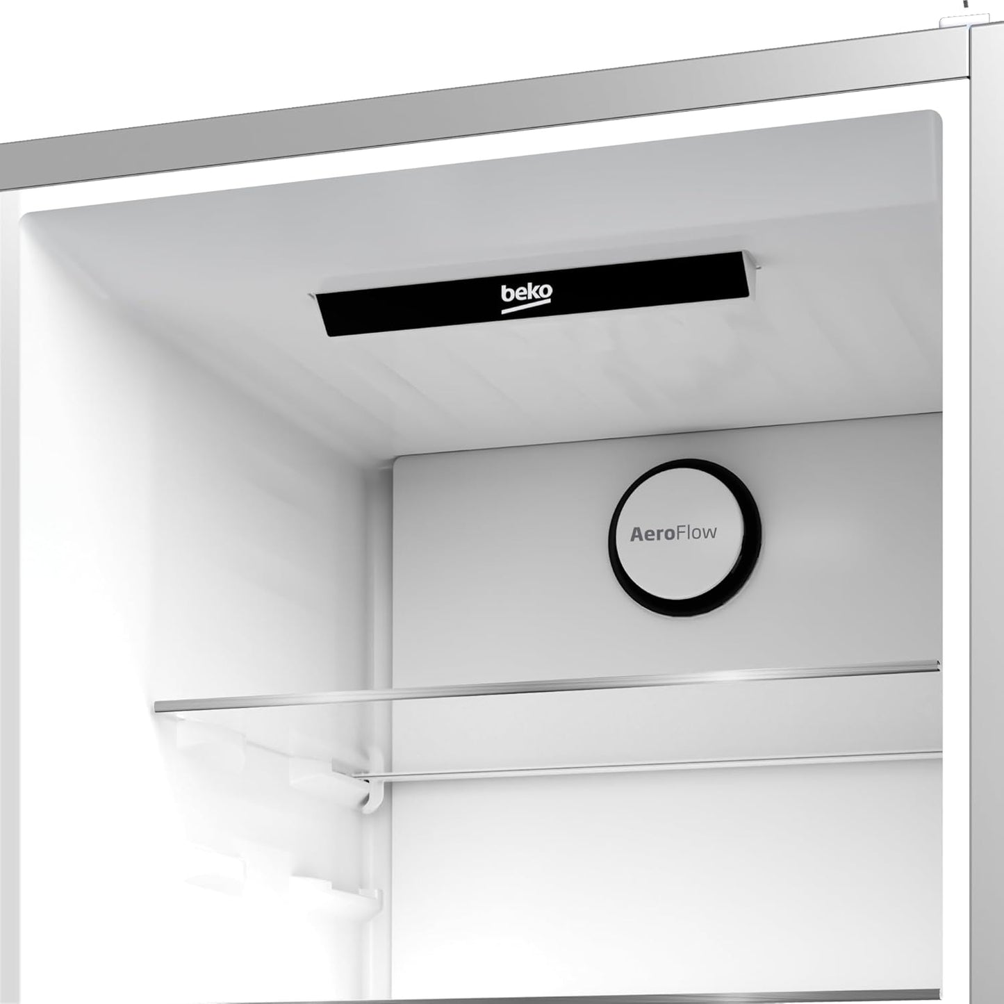 Beko RCNE366E70ZXBRN bPRO700 freistehende Kühl-/Gefrierkombination, großer Kühlschrank, 323 l Gesamtrauminhalt, HarvestFresh, NoFrost, leise, SmoothFit, 0°C-Zone, Dark Inox
