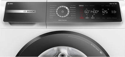 BOSCH WAN28127 Waschmaschine Serie 4, Frontlader mit 8kg Fassungsvermögen, 1400 UpM, Iron Assist, Active Water Plus, EcoSilence Drive, Speed Perfect, Weiß, 60cm