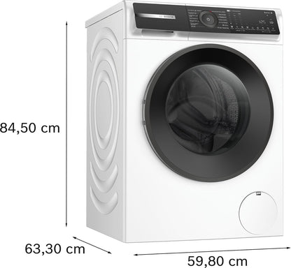 BOSCH WAN28127 Waschmaschine Serie 4, Frontlader mit 8kg Fassungsvermögen, 1400 UpM, Iron Assist, Active Water Plus, EcoSilence Drive, Speed Perfect, Weiß, 60cm