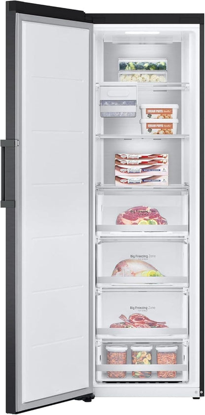 LG GLM71MCCSX, Klasse C, 386 L, Kühlgerät mit Touchdisplay, XXL-Stauraum, DoorCooling+, WiFi - Matte Black