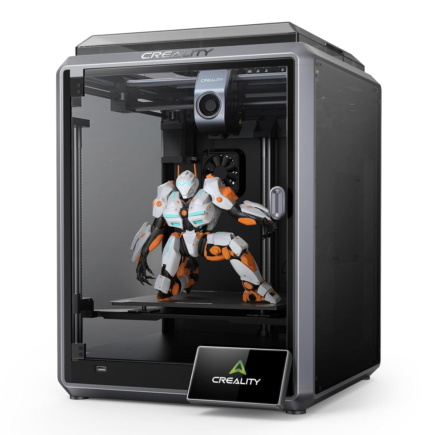 Creality K2 Plus Combo 3D-Drucker, 16-Farben Multimaterial-Druck, 350³mm XXL-Bauraum, Servo-Direktantrieb, Dual-KI-Kameras, Ultra-Leise