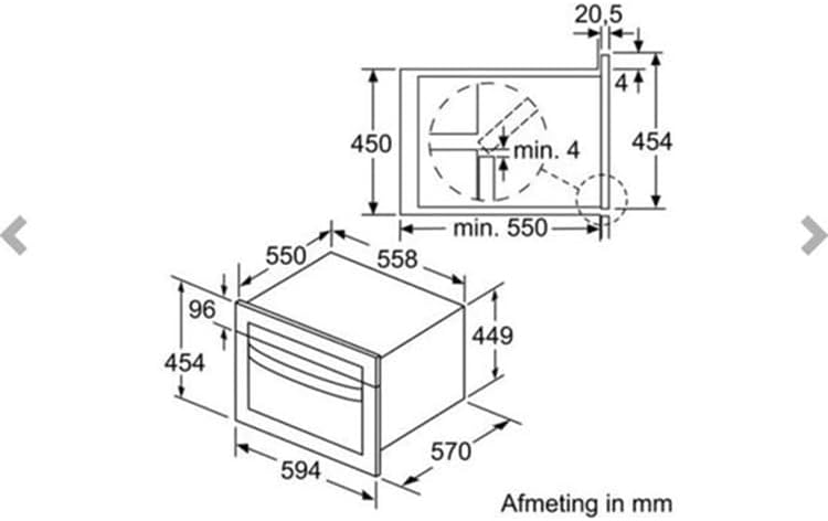Bosch BFR634GS1 Serie 8 Einbau-Mikrowelle, Türanschlag Rechts, AutoPilot 7 Automatikprogramme, Reinigungsunterstützung, TFT-Touchdisplay, LED-Beleuchtung gleichmäßige Ausleuchtung, 38 x 60 cm, 900 W