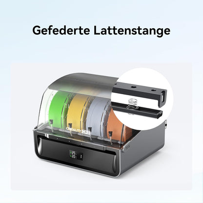 Creality K2 Plus Combo 3D-Drucker, 16-Farben Multimaterial-Druck, 350³mm XXL-Bauraum, Servo-Direktantrieb, Dual-KI-Kameras, Ultra-Leise