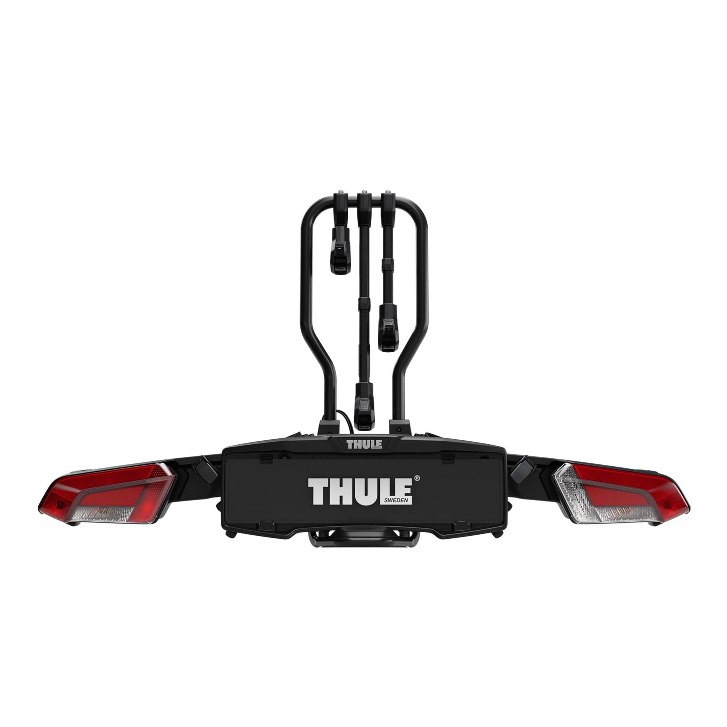 Thule EasyFold XT Fahrradträger, Fahrradträger Anhängerkupplung Black/Aluminum, 2 Bikes