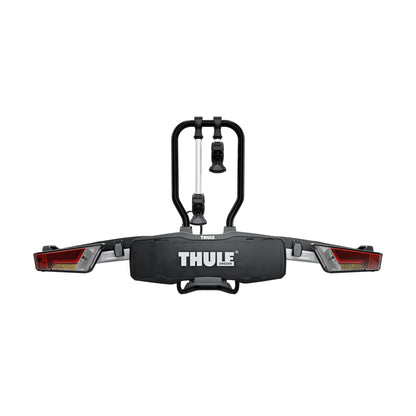 Thule EasyFold XT Fahrradträger, Fahrradträger Anhängerkupplung Black/Aluminum, 2 Bikes
