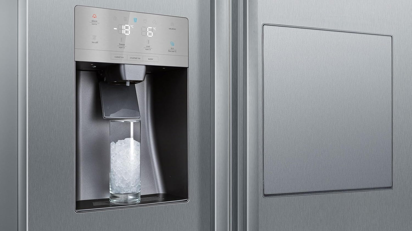 SIEMENS KF96NVPEA iQ300 Multi-Door-Kühlschrank, 183 x 91 cm, 405 L Kühlen & 200 L Gefrieren, hyperFresh längere Frische, noFrost nie wieder abtauen, superCooling schnellere Kühlung