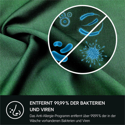 AEG L6FBA51480 Waschmaschine / 8,0 kg / Leise / Mengenautomatik / Nachlegefunktion / Kindersicherung / Schontrommel / Wasserstopp / 1400 U/min