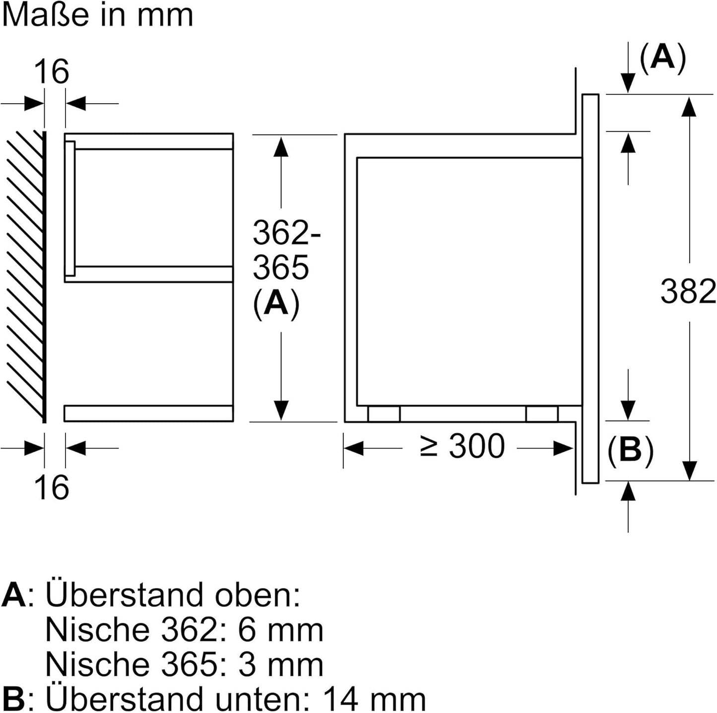 Bosch BFR634GS1 Serie 8 Einbau-Mikrowelle, Türanschlag Rechts, AutoPilot 7 Automatikprogramme, Reinigungsunterstützung, TFT-Touchdisplay, LED-Beleuchtung gleichmäßige Ausleuchtung, 38 x 60 cm, 900 W
