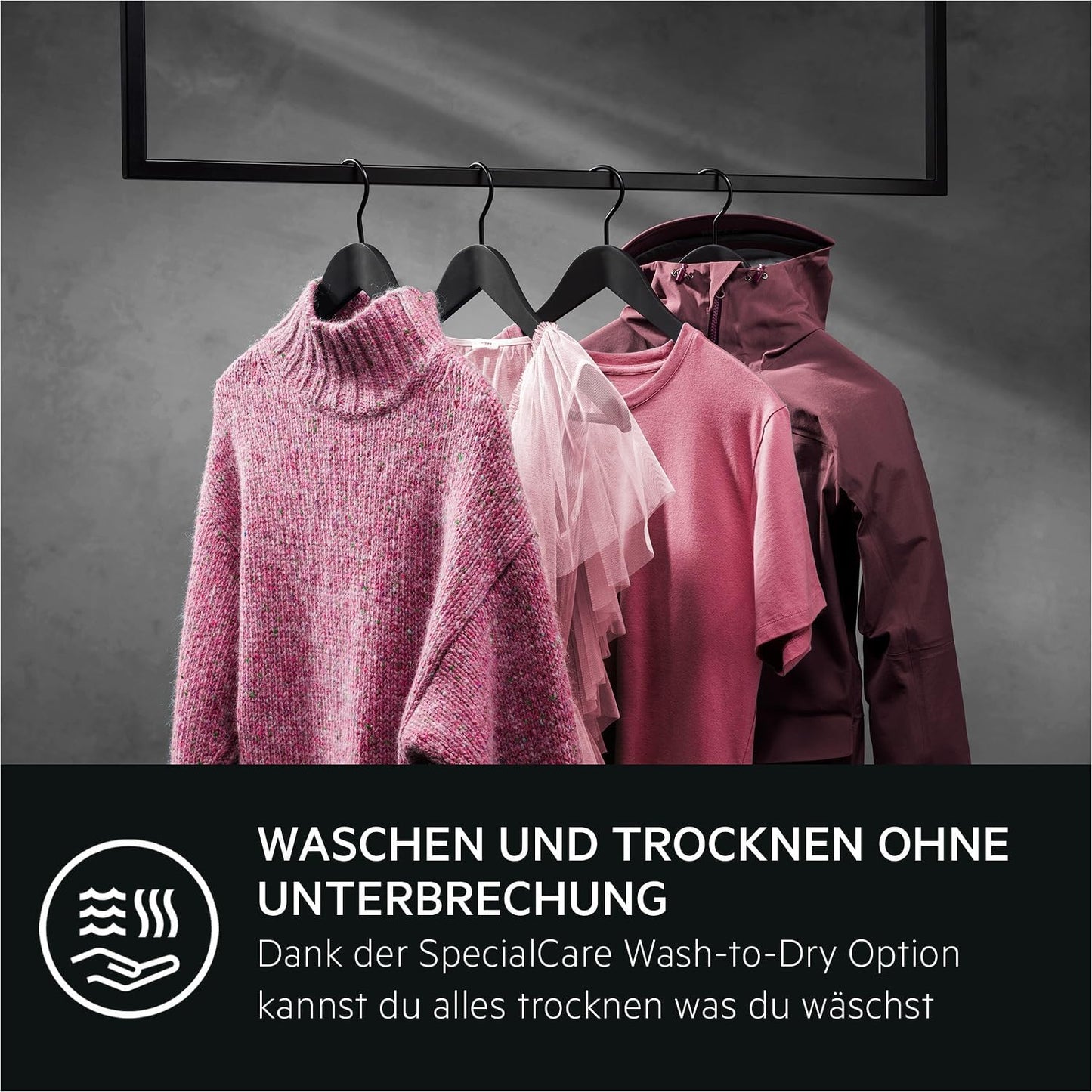 AEG L7WBA60680 Waschtrockner / DualSense - schonende Pflege / 8 kg Waschen / 5 kg Trocknen / D / energiesparend / Mengenautomatik / Nachlegefunktion / ProSteam - Auffrischfunktion / 1600 U/min Weiß