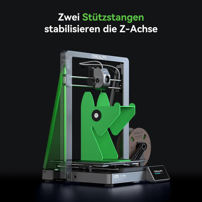 Creality K2 Plus Combo 3D-Drucker, 16-Farben Multimaterial-Druck, 350³mm XXL-Bauraum, Servo-Direktantrieb, Dual-KI-Kameras, Ultra-Leise
