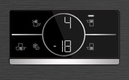 Beko RCNE366E70ZXBRN bPRO700 freistehende Kühl-/Gefrierkombination, großer Kühlschrank, 323 l Gesamtrauminhalt, HarvestFresh, NoFrost, leise, SmoothFit, 0°C-Zone, Dark Inox