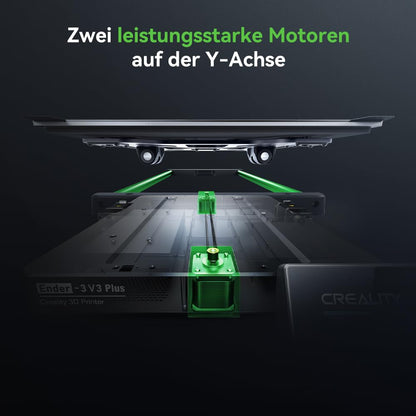 Creality K2 Plus Combo 3D-Drucker, 16-Farben Multimaterial-Druck, 350³mm XXL-Bauraum, Servo-Direktantrieb, Dual-KI-Kameras, Ultra-Leise