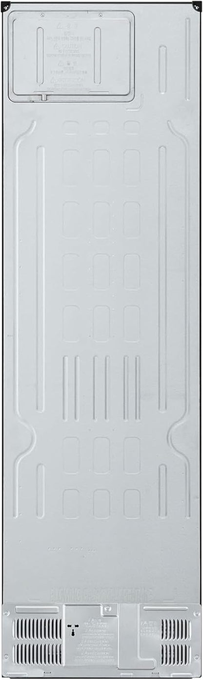 LG GBV22NCCEP Kühl-/Gefrierkombination – Smart Inverter Compressor, Total No Frost, Modern Flat Door Design, Matt Schwarz Metallic, Energieeffizienz A