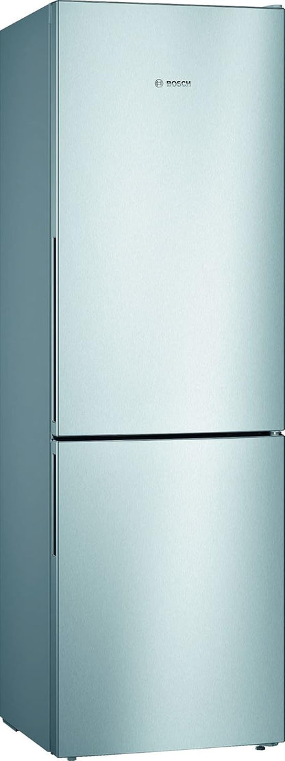 Bosch KGN36NWEA Serie 2 Kühl-Gefrier-Kombination, 186 x 60 cm, 215 L Kühlen & 87 L Gefrieren, NoFrost nie wieder abtauen, LED-Beleuchtung gleichmäßige Ausleuchtung