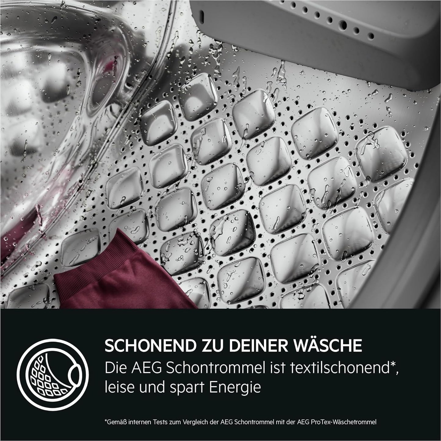 AEG L7WBA60680 Waschtrockner / DualSense - schonende Pflege / 8 kg Waschen / 5 kg Trocknen / D / energiesparend / Mengenautomatik / Nachlegefunktion / ProSteam - Auffrischfunktion / 1600 U/min Weiß