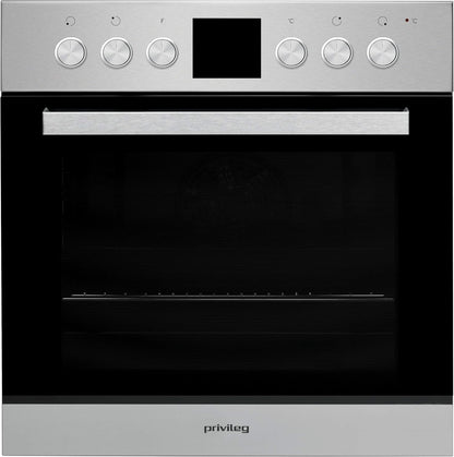 Privileg SET PV510 IN Herd-Kochfeld-Kombination / Umluftherd mit 5 Funktionen / Hydrolyse-Reinigungsfunktion / A / Glaskeramik-Kochfeld / 60cm