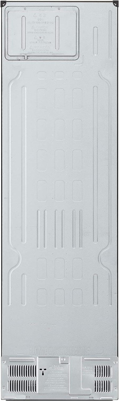 LG GBV22NCCEP Kühl-/Gefrierkombination – Smart Inverter Compressor, Total No Frost, Modern Flat Door Design, Matt Schwarz Metallic, Energieeffizienz A