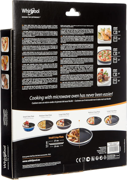 Whirlpool MAX 38 SL Kombination Grill und Mikrowelle / 700 W / 13 L Garraum / Crisp Funktion / Super-Kompakt Design besonders platzsparend in Ecken / Grill / Schnellauftau-Funktion, Silber