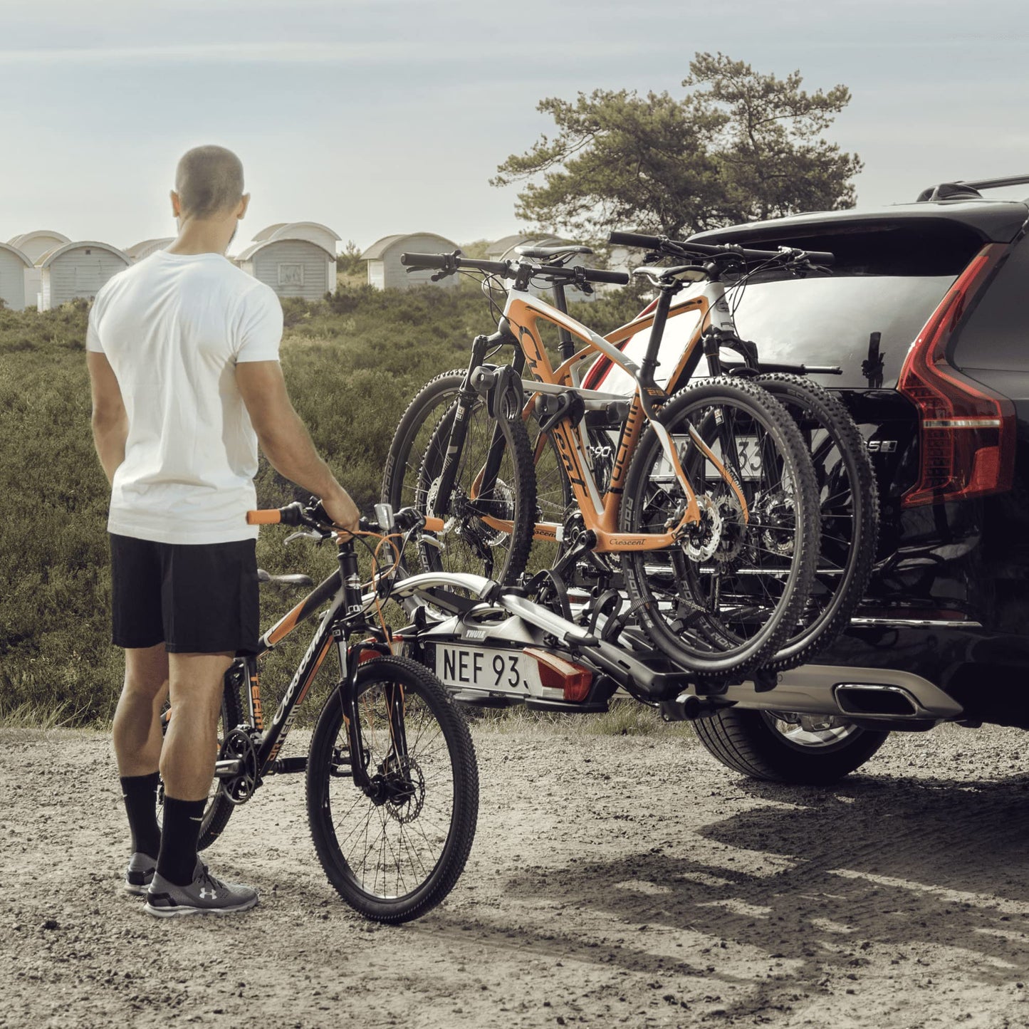 Thule 926002 Fahrräder VeloCompact 926, 3 Bikes, 13 PIN, Black