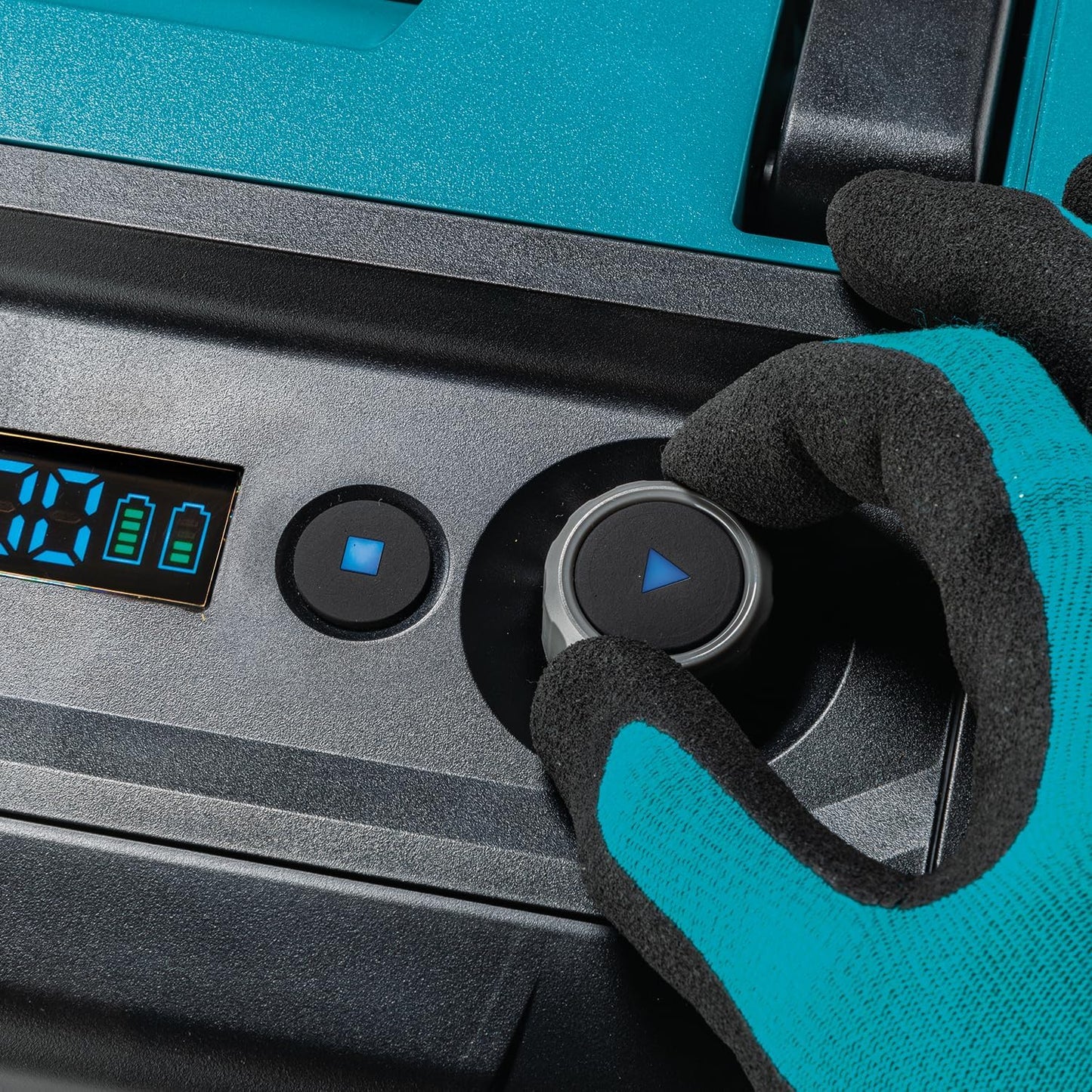 Makita MW001GZ Akku-Mikrowelle 40V max. 350/500 W, 8 l (ohne Akku, ohne Ladegerät)
