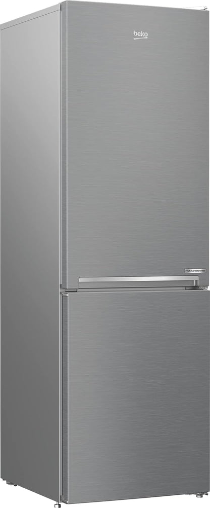 Beko RCNE366E70ZXBRN bPRO700 freistehende Kühl-/Gefrierkombination, großer Kühlschrank, 323 l Gesamtrauminhalt, HarvestFresh, NoFrost, leise, SmoothFit, 0°C-Zone, Dark Inox
