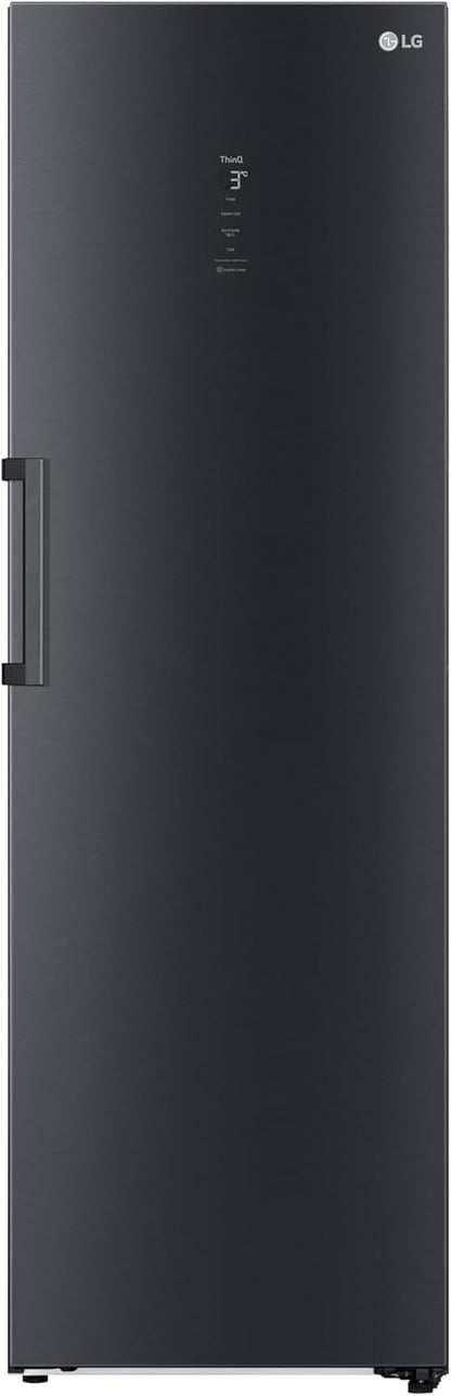 LG GLM71MCCSX, Klasse C, 386 L, Kühlgerät mit Touchdisplay, XXL-Stauraum, DoorCooling+, WiFi - Matte Black