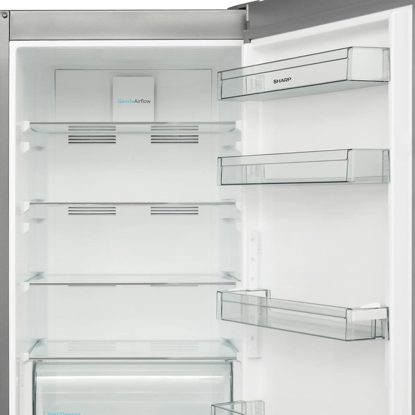 Sharp SJ-BA20DHXIC-EU Kühlschrank Kühl-Gefrierkombination NoFrost Inox Look